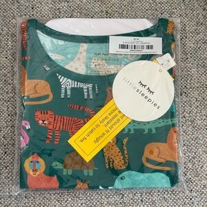 Little Sleepies Wild Zoo Two-Piece Pajama Set – Size 9/10 – NWT